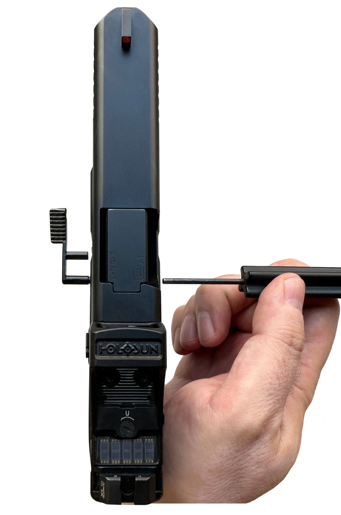 Align GLOCK Thumb Rest Trigger Pin